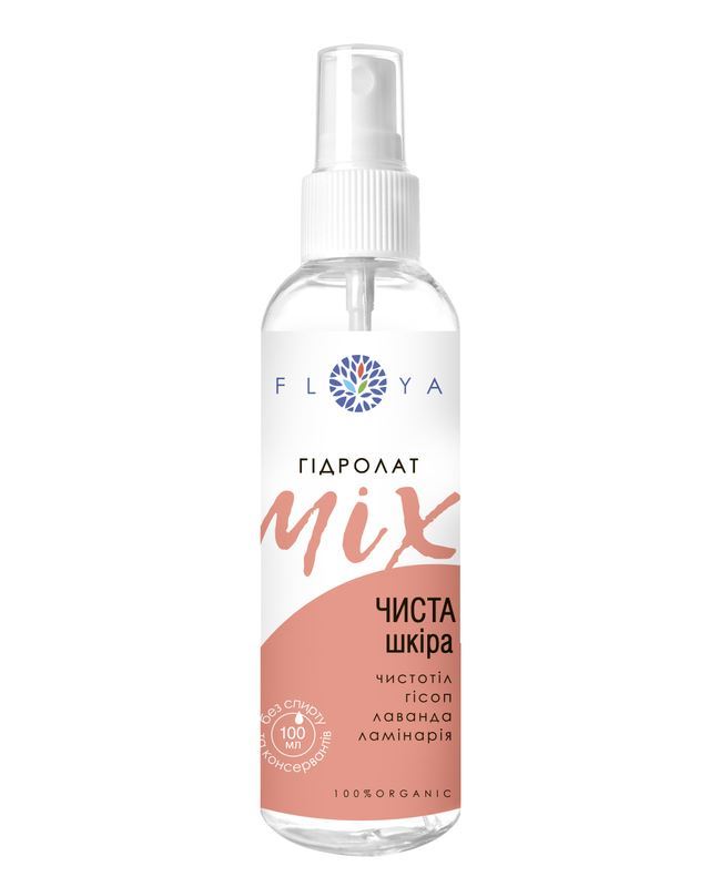 Hydrolat-mix Floya czysta skóra dla tłustej i problematycznej skóry