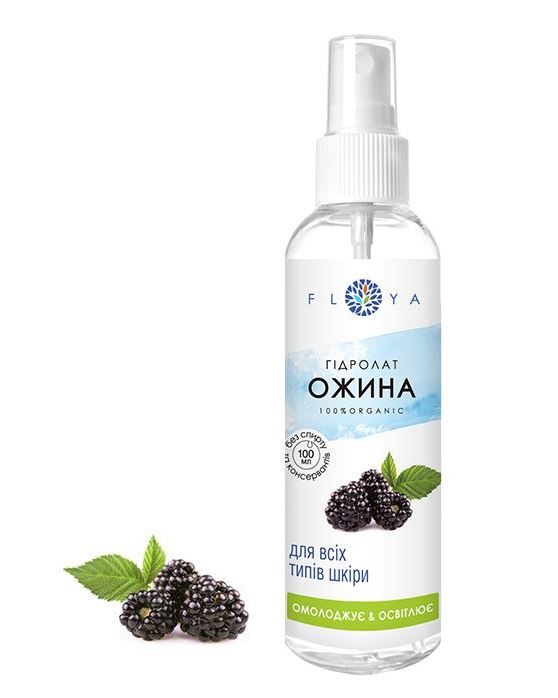 Hydrolat Floya jeżynowy do odmładzania i rozjaśniania skóry