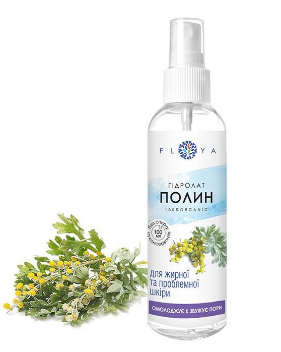 Hydrolat Floya z piołunu do odmładzania i zwężania porów